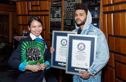 The Weeknd es el artista más popular del mundo, según Guinness Records