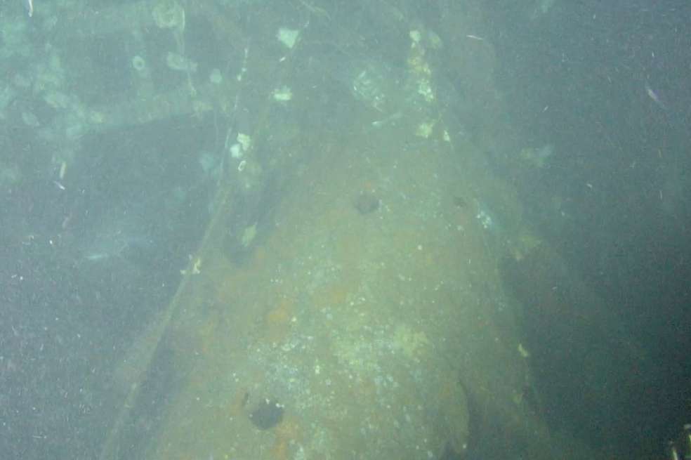 Restos del USS Albacore.