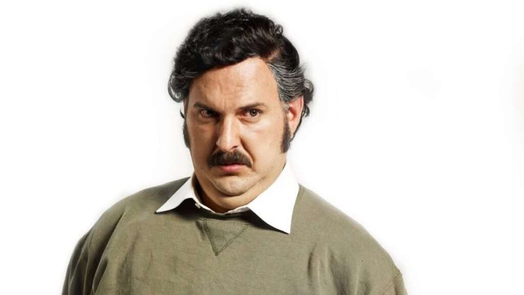 Andrés Parra en su personaje de Pablo Escobar