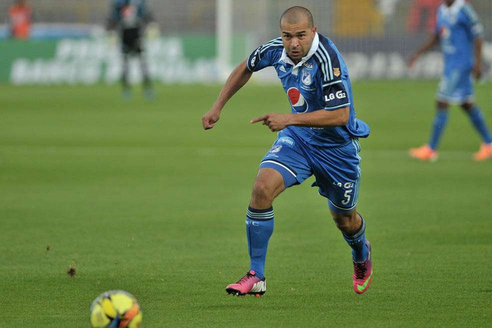 El defensa antioqueño Andrés Cadavid fue una de las figuras de Millonarios en el clásico frente a Santa Fe.   / Andrés Torres