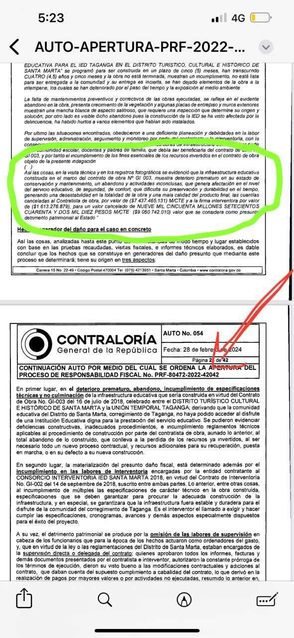 El Megacolegio de Taganga, que debía construirse en ocho meses, lleva años inconcluso y hoy es el centro de un fuerte choque político entre la Alcaldía y la Gobernación.
