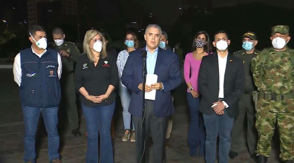 Presidente Duque ordena despliegue militar en Cali