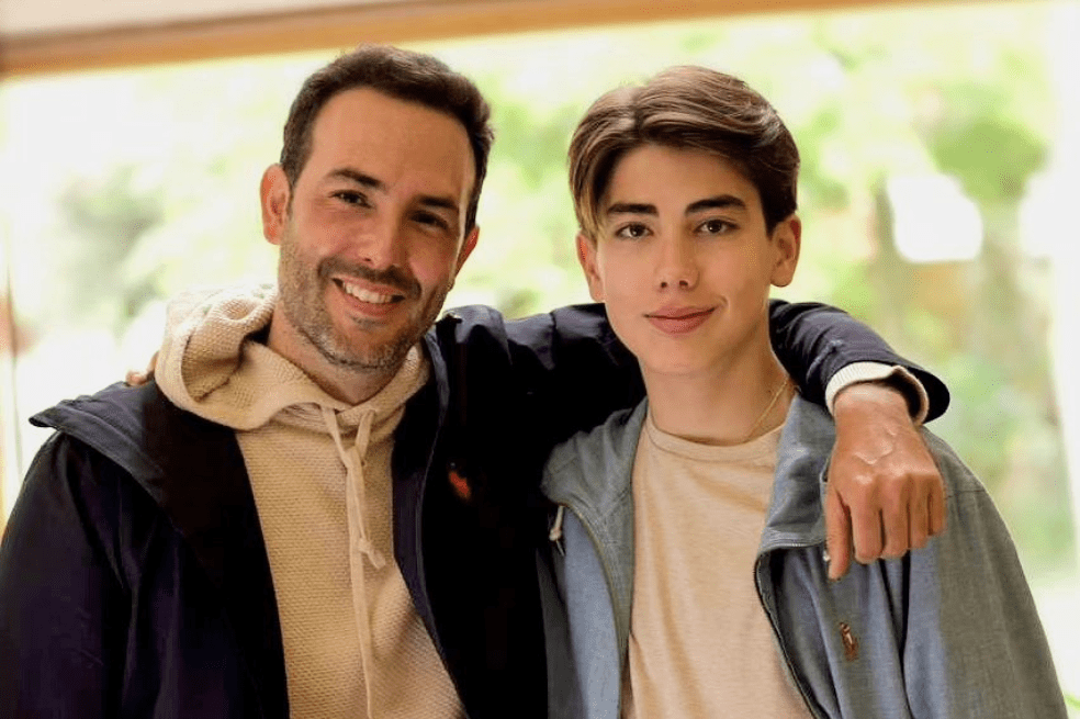 Sebastián Martínez enterneció las redes con el conmovedor mensaje a su hijo