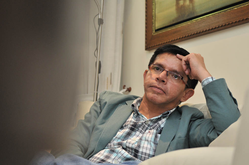 Denis Silva, representante de Pacientes Colombia. / Liz Durán