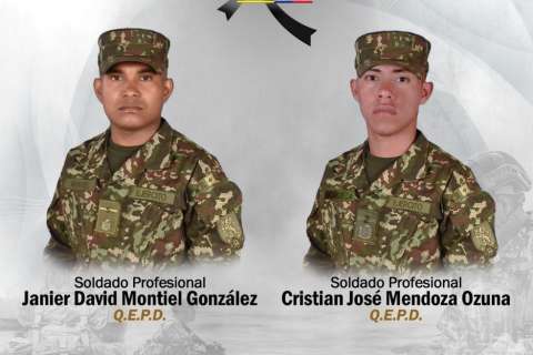 Seis muertos y cuatro heridos dejan combates entre el Clan del Golfo y Ejército en Antioquia