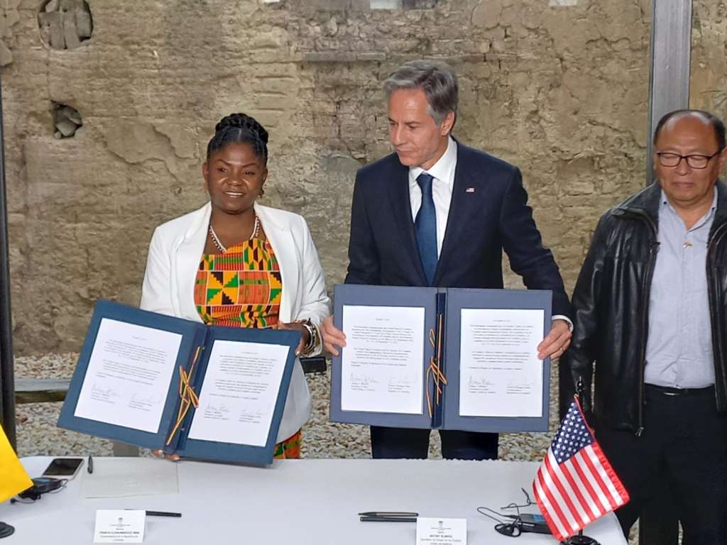 Estados Unidos se comprometió a colaborar para dar cumplimiento al punto étnico del Acuerdo de Paz.