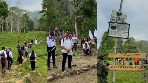 Gobierno visitó Comunidad de Paz de San José de Apartadó tras asesinato de niño indígena