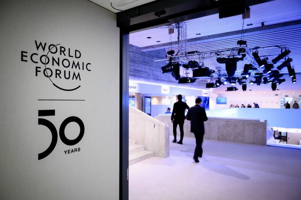 Está será la edición 50 del foro de Davos.  / AFP.