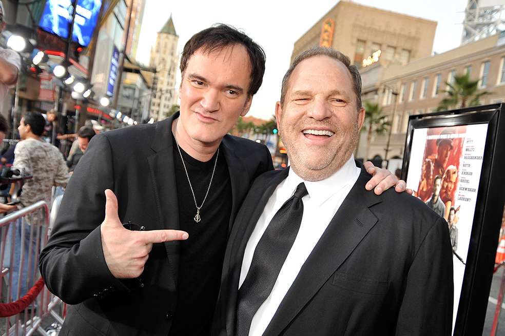 Quentin Tarantino y Harvey Weinstein en 2009. / AFP