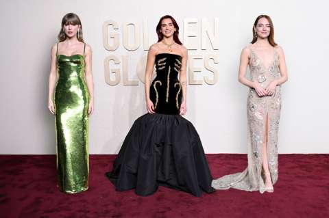 Moda Golden Globe mujeres: Taylor Swift y Margot Robbie entre las mejor vestidas