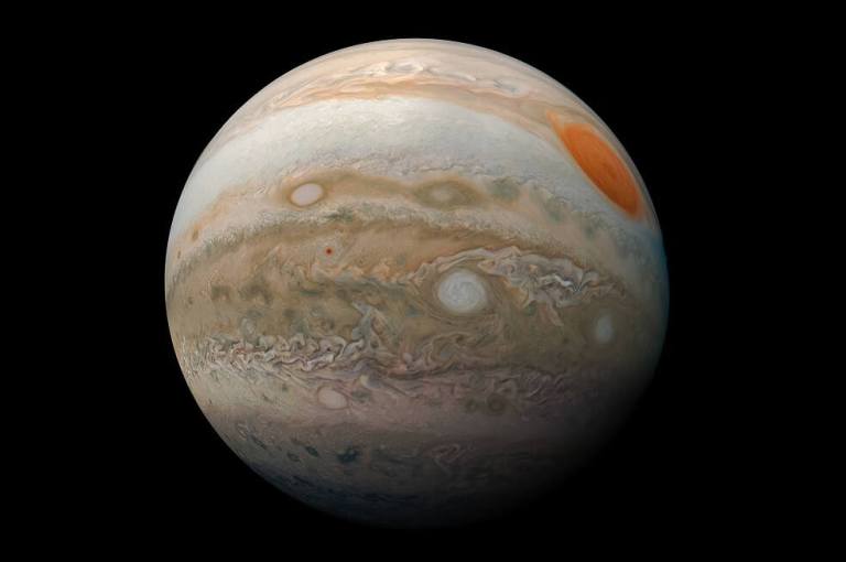 Las impresionantes imágenes de Júpiter que acaba de liberar la Nasa