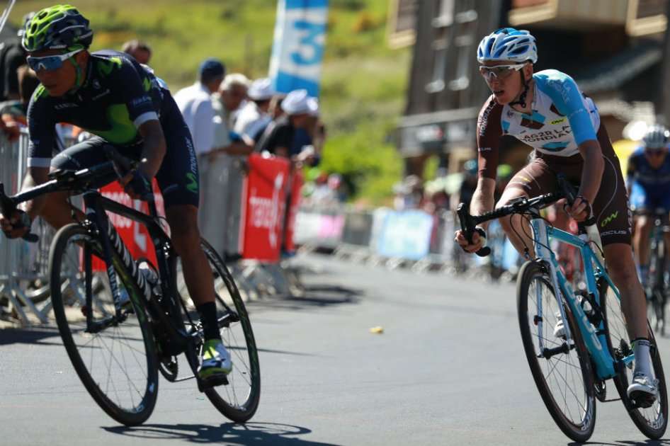 Nairo Quintana se ubica en la sexta posición del Tour de Francia. Foto: AFP