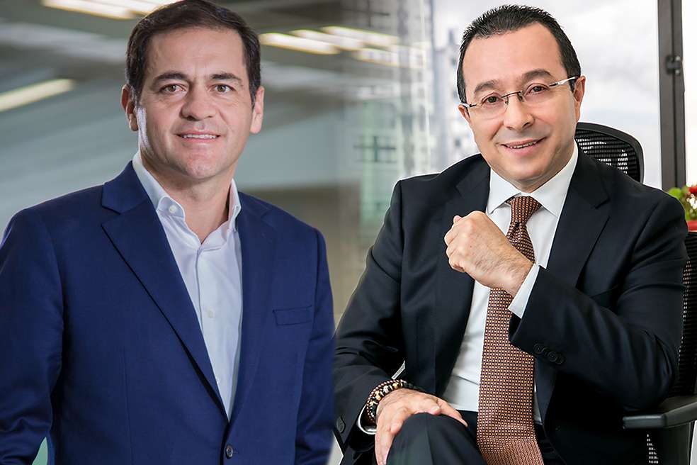Imagen de Fabián Hernández, Presidente CEO Telefónica Movistar Colombia y Carlos Mario Estrada, Director General SENA.