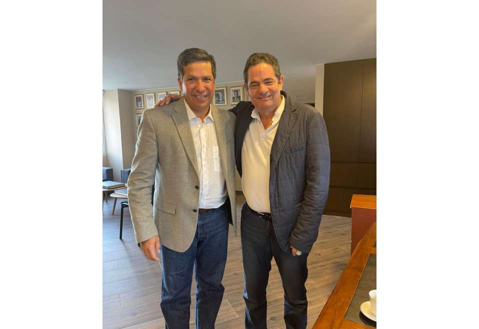 Germán Vargas Lleras y Rodrigo lara Sánchez, fórmula de Federico Gutiérrez, se reunieron en la tarde de este jueves.
