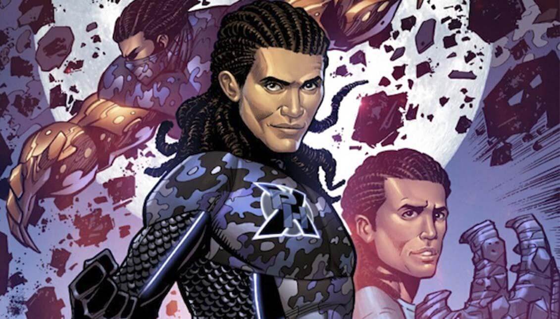 Imagen de PhenomX, el cómic creado por John Leguízamo, en el que un súper héroe latino lucha por el aire limpio de una comunidad del bajo Manhattan, en Nueva York. / Cortesía