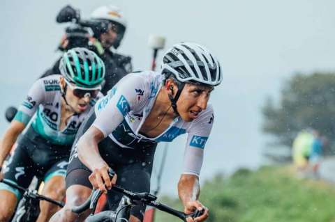 Egan Bernal: "No quiero pensar que estoy a menos de 30 segundos del podio"