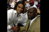 Así vivió Falcao el partido del Miami Heat