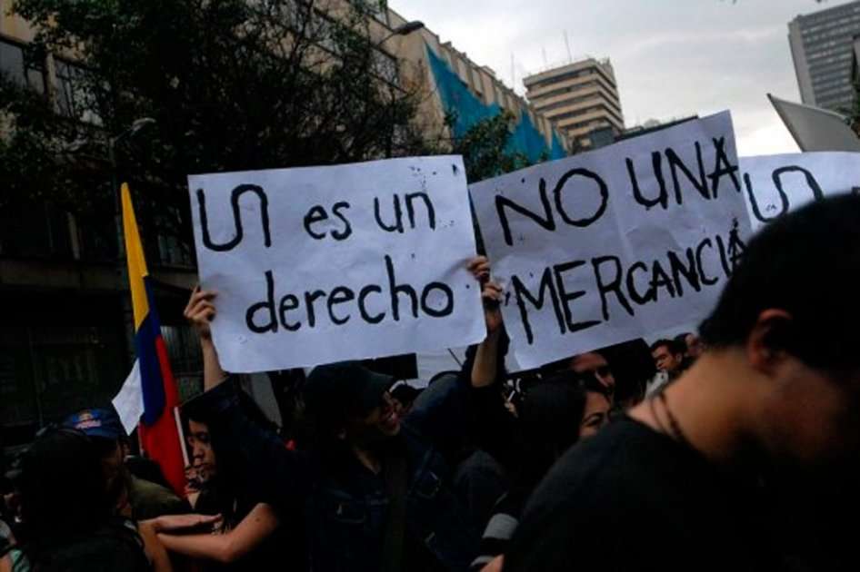 Protesta de trabajadores en Buenos Aires, Argentina. / Bloomberg