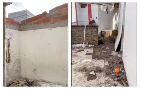 Comunidad destroza casa de mujer que presuntamente asesinó a vecina en una riña