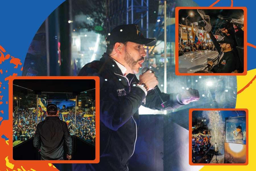 Antes de pasar por Barranquilla y Medellín, Abelardo de la Espriella hizo su cierre de campaña en la Plaza de Lourdes en Bogotá.