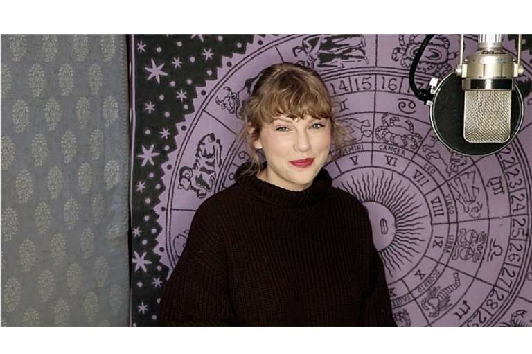 Taylor Swift en los American Music Awards 2020