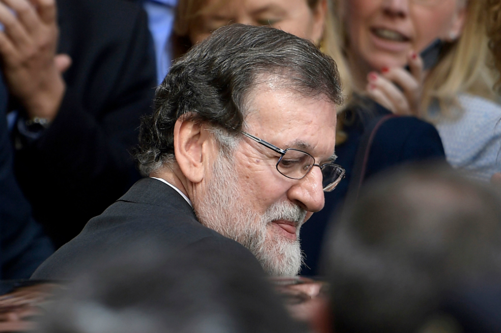 El exmandatario, Mariano Rajoy. / AFP