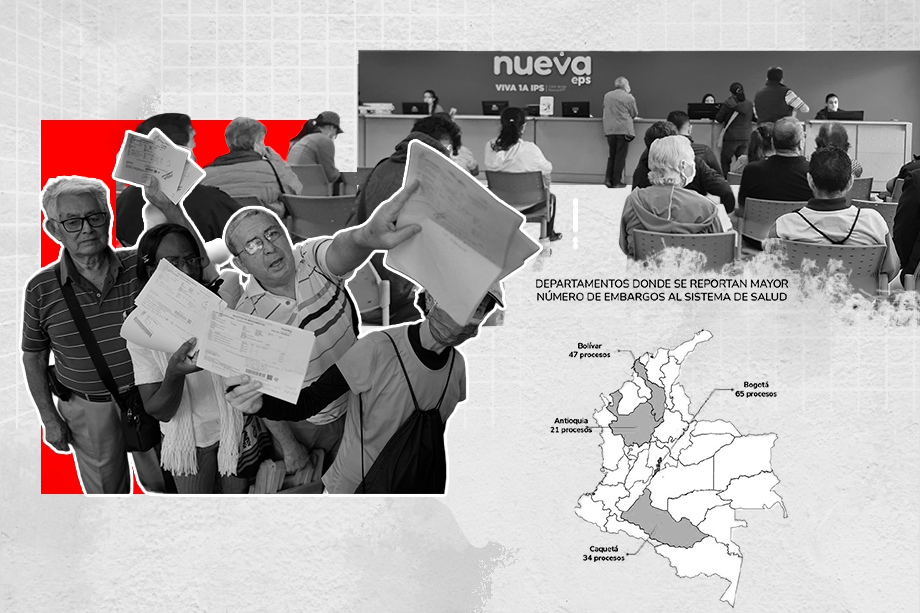 Crisis en el sistema de salud colombiano.