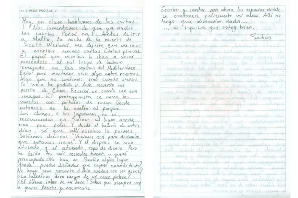 Cada carta es un museo