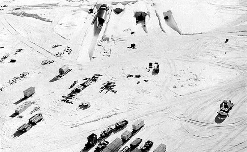 La base Camp Century en Groenlandia. / US Army