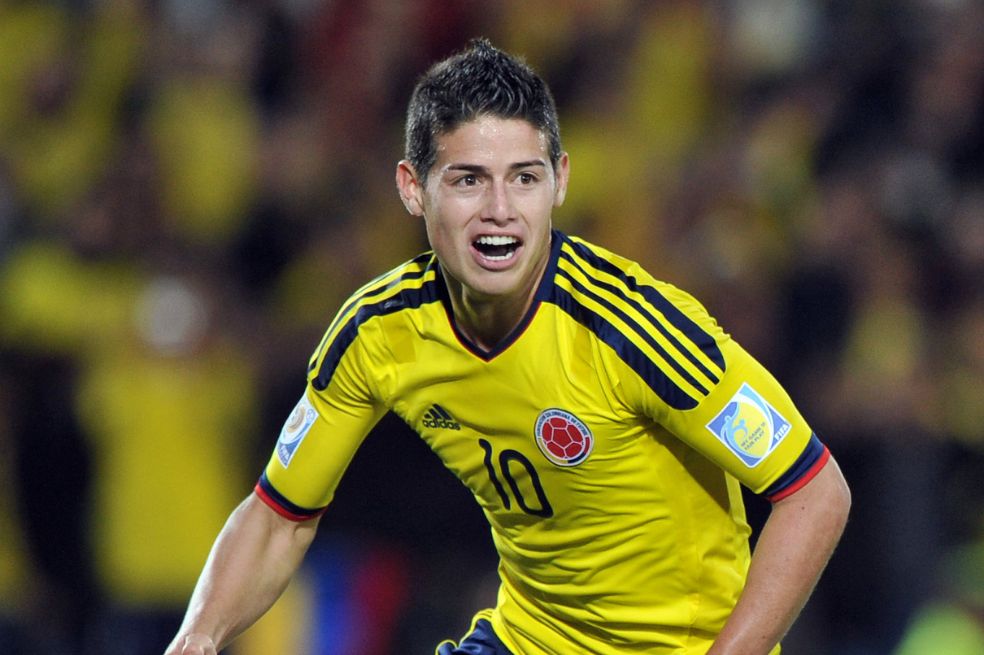 James Rodríguez, en Bogotá, durante el Mundial Sub-20 que se hizo en Colombia.