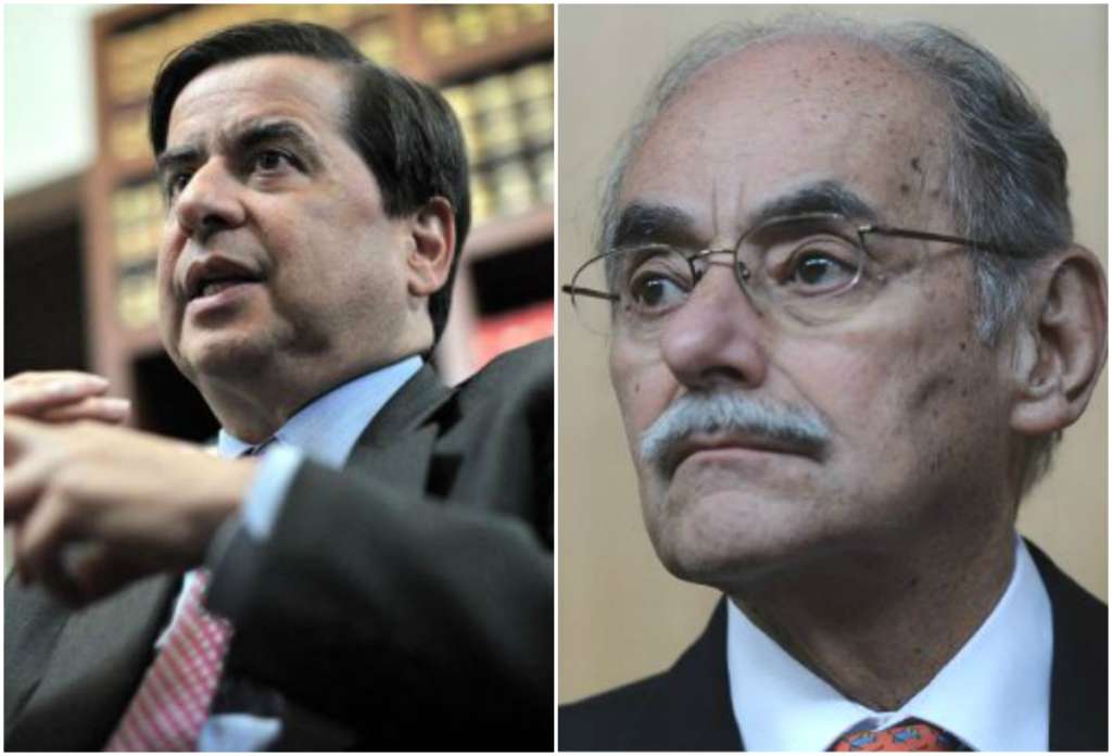 Juan Fernando Cristo y Horacio Serpa lideraron la declaración pública de este sector liberal. / Archivo El Espectador