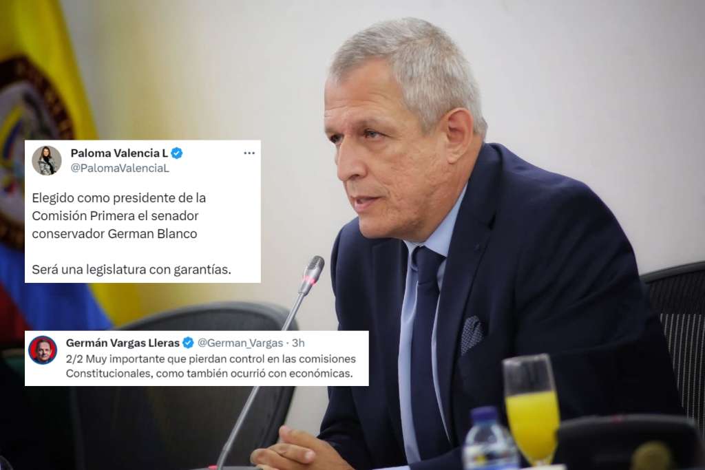 Germán Blanco, senador del Partido Conservador, es el nuevo presidente de la Comisión Primera del Senado.