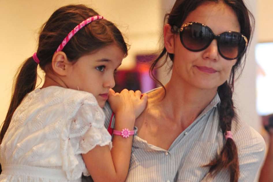 Suri Cruise y Katie Holmes.