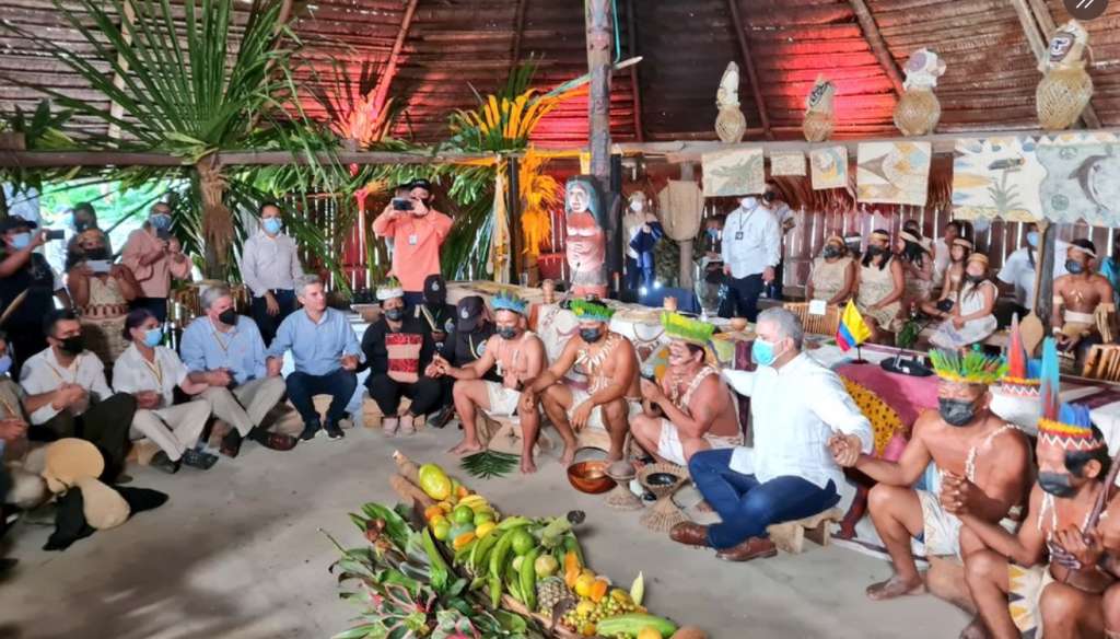 En el encuentro también se firmó un acuerdo para proteger la biodiversidad.