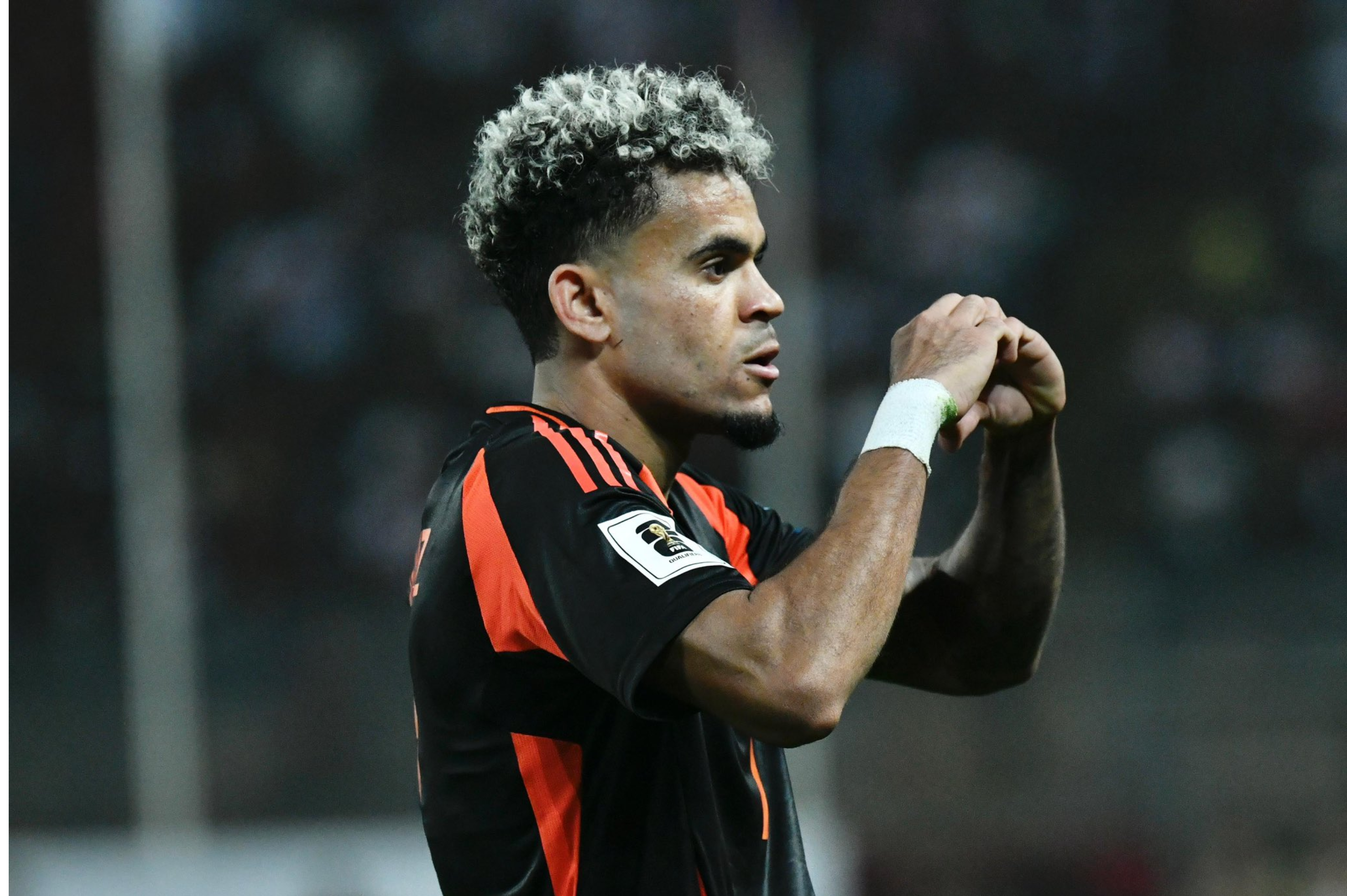 Luis Díaz empató el partido contra Perú.