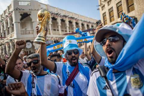 La localia de Argentina en la final del Mundial contra Francia