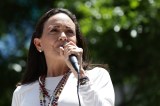La “dama de hierro” venezolana pide a Trump que salve la democracia de su país