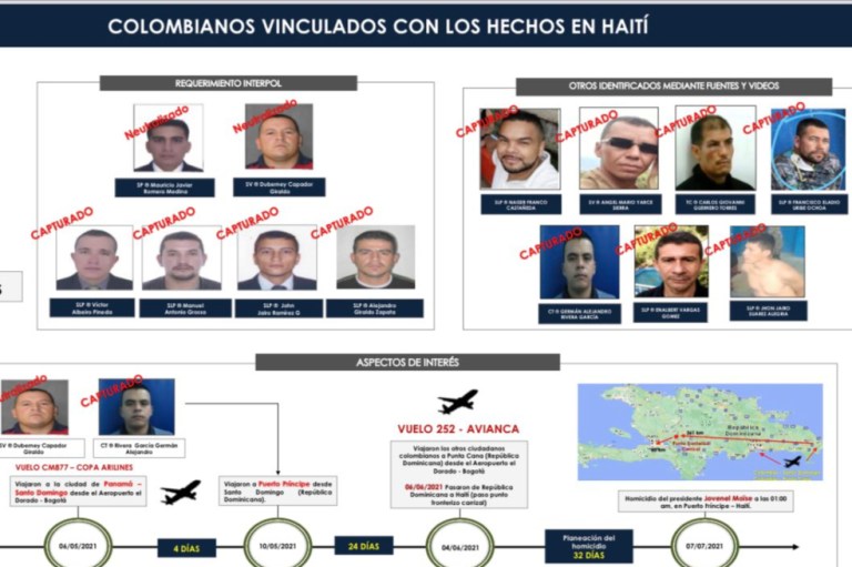 Piden asistencia jurídica urgente para exmilitares colombianos detenidos en Haití