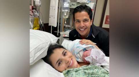 Nació el quinto hijo del actor Freddy Flórez