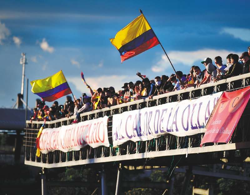El Portal de las Américas acogió una olla comunitaria y varias manifestaciones artísticas. 