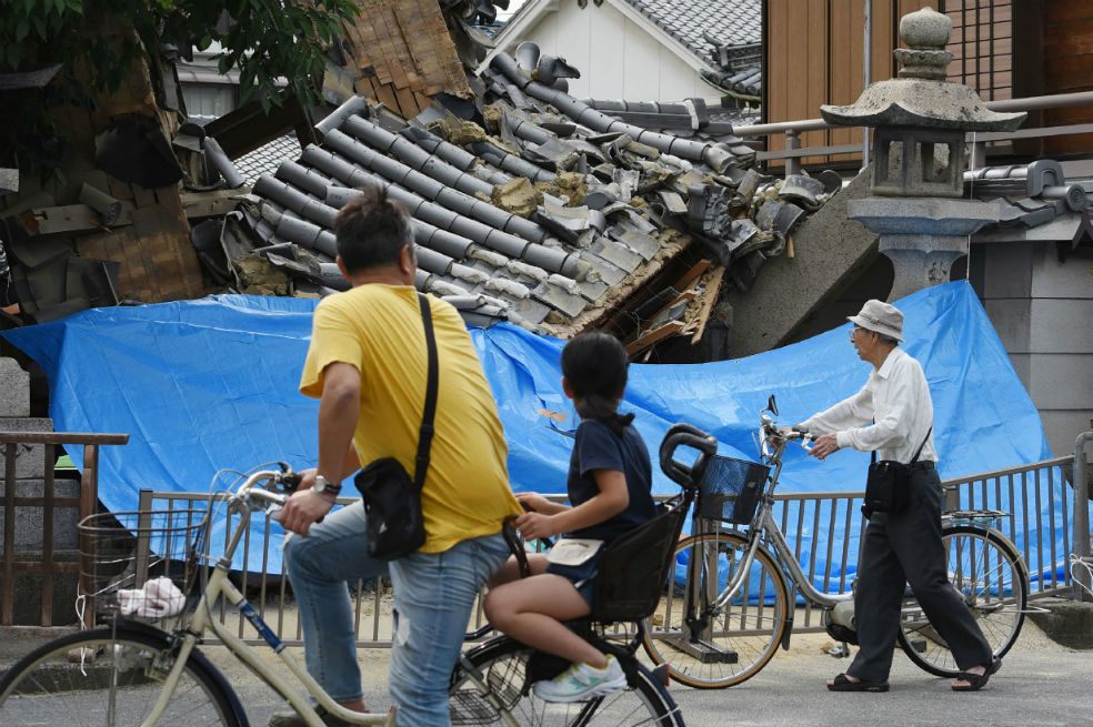Un potente terremoto sacudió Osaka, la segunda ciudad más importante de Japón. / AFP