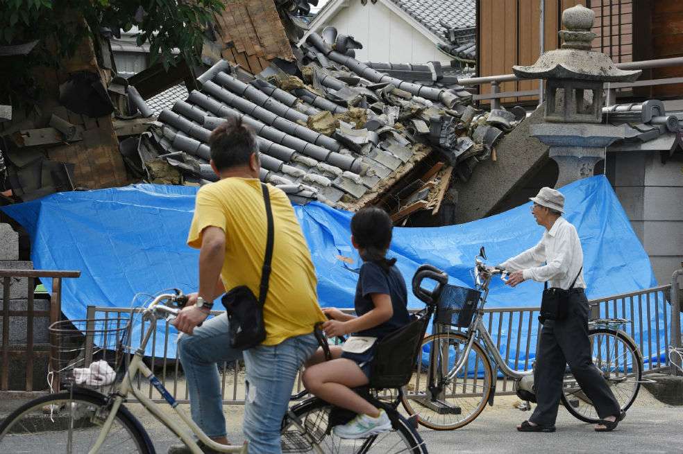 Un potente terremoto sacudió Osaka, la segunda ciudad más importante de Japón. / AFP