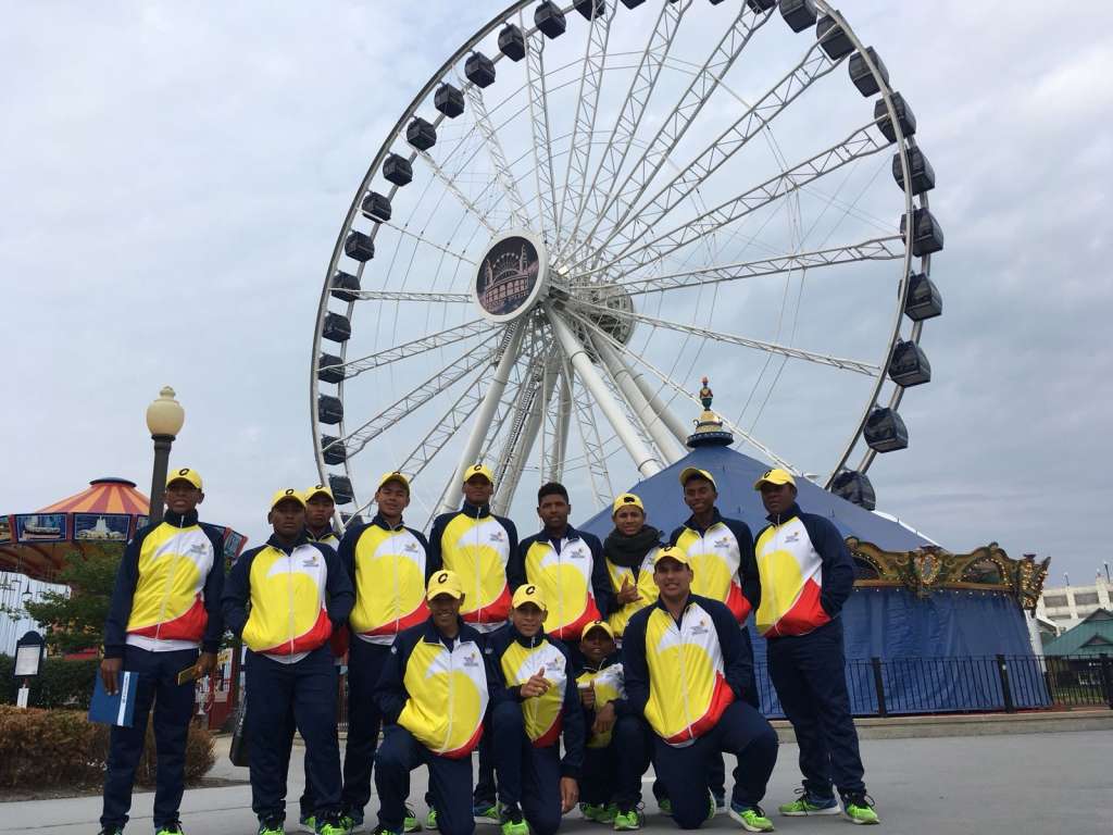 Jóvenes beisbolistas colombianos visitan Chicago, en el programa Diplomacia Deportiva de la Cancillería / Cortesía de Dixon Acosta