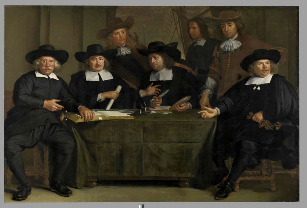 LA HAYA (PAÍSES BAJOS), 24/11/2025.- Un retrato colectivo del siglo XVII del pintor flamenco Wallerant Vaillant revela un tatuaje en la muñeca de uno de los funcionarios representados, un hallazgo que, según el Museo de Ámsterdam, convierte la obra en la imagen más antigua conocida de un tatuaje en la pintura de Europa Occidental, una práctica tabú entre los ciudadanos acomodados de la época. EFE/Monique Vermeulen/Museo De Ámsterdam/SÓLO USO EDITORIAL/SÓLO DISPONIBLE PARA ILUSTRAR LA NOTICIA QUE ACOMPAÑA (CRÉDITO OBLIGATORIO)