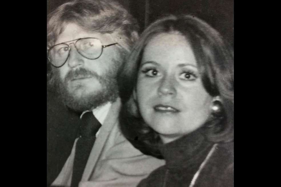 Alfredo Tappan y María Cristina Sorzano se casaron 1971.