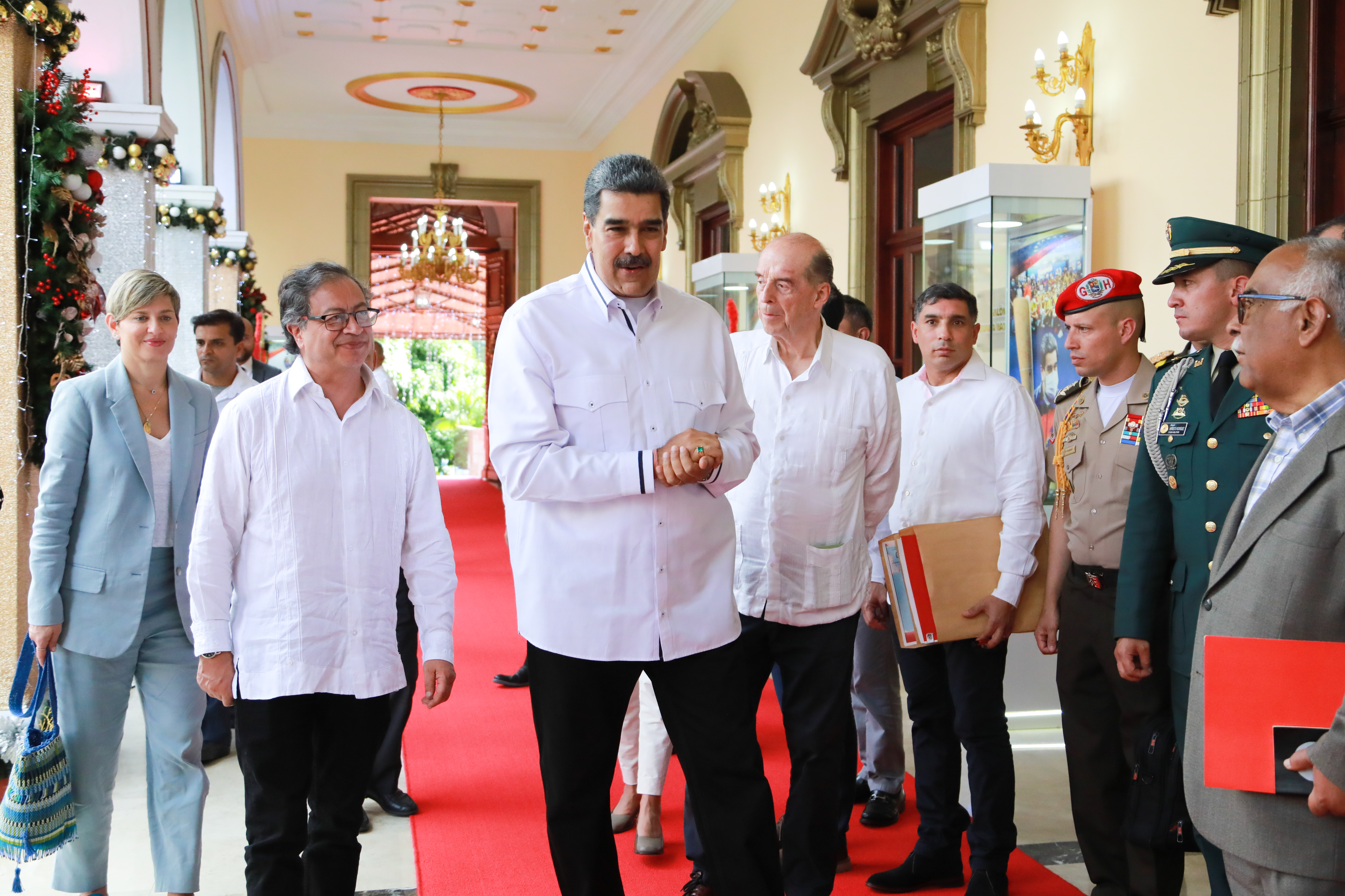 Esta es la quinta visita oficial de Gustavo Petro a Venezuela para reunirse con su homólogo Nicolás Maduro.