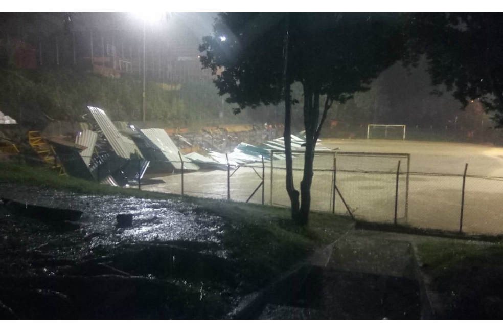 Polideportivo San Martín / Tomado del Twitter: @GobdeSantander