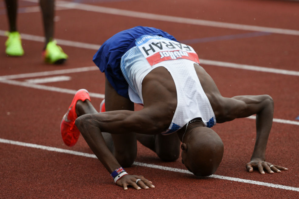 Mo Farah se despedirá definitivamente de las pistas el próximo 24 de agosto en Zúrich. / AFP