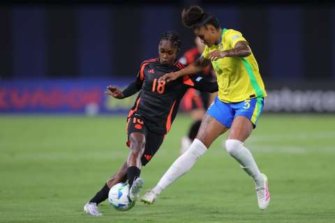 Colombia, con una más, no pudo ganarle a Brasil en la Copa América Femenina: video