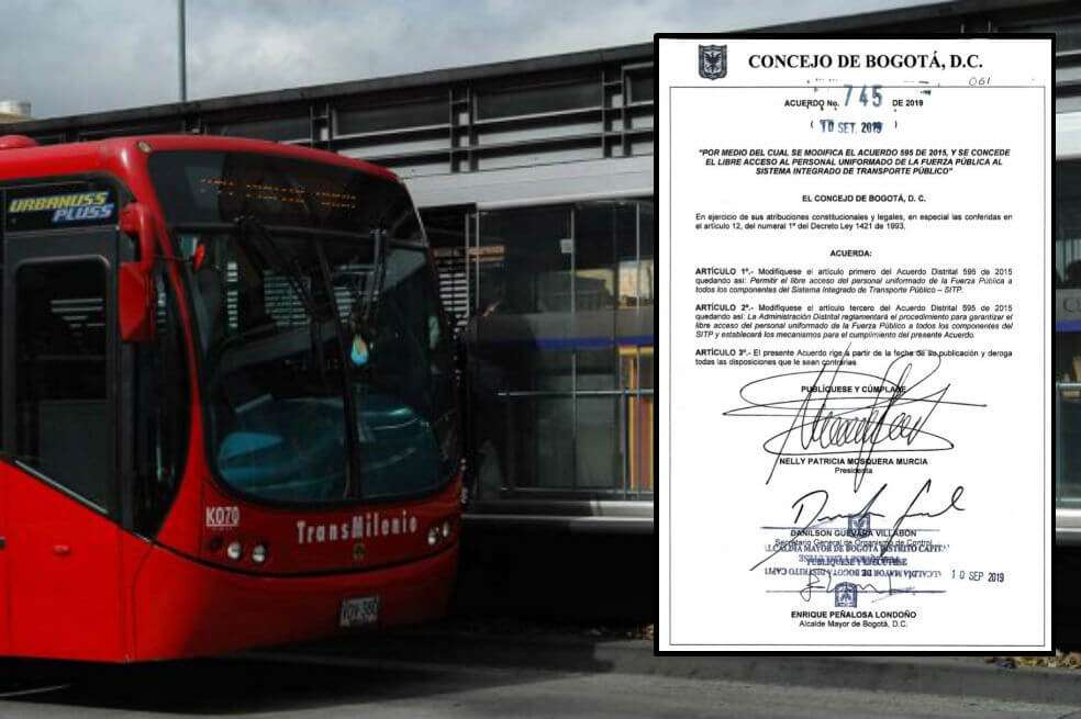 De acuerdo con el concejal que propuso el proyecto, Daniel Palacios, el dinero podría salir del presupuesto de la Secretaría de Seguridad. / Archivo - cortesía